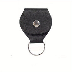 Guitar Pick Case PU Leather Clip Keychain Portable Bag Music Instrument