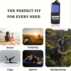 Quick Drying Microfiber Travel Towel Soft Lightweight for Gym Beach Yoga