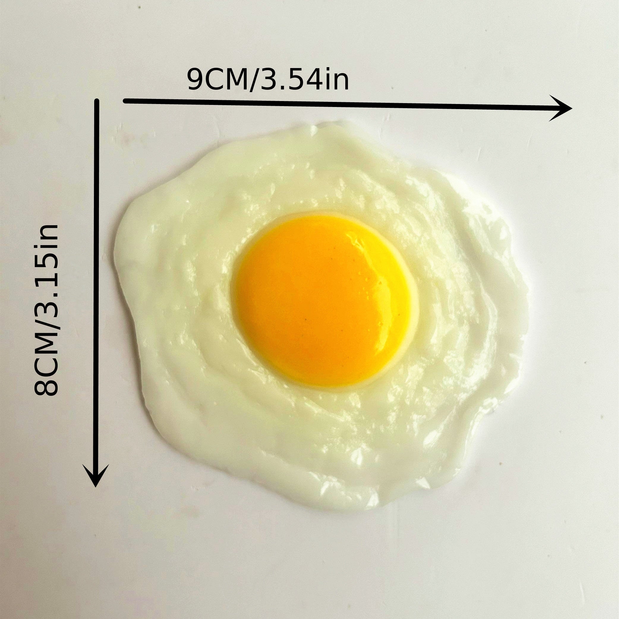 Egg Yolk King Simulation Sun Egg Flour Fried Egg TPR Soft Glue Egg Toy