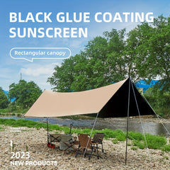 Waterproof Camping Canopy Tent - Portable Oxford Cloth Canopy