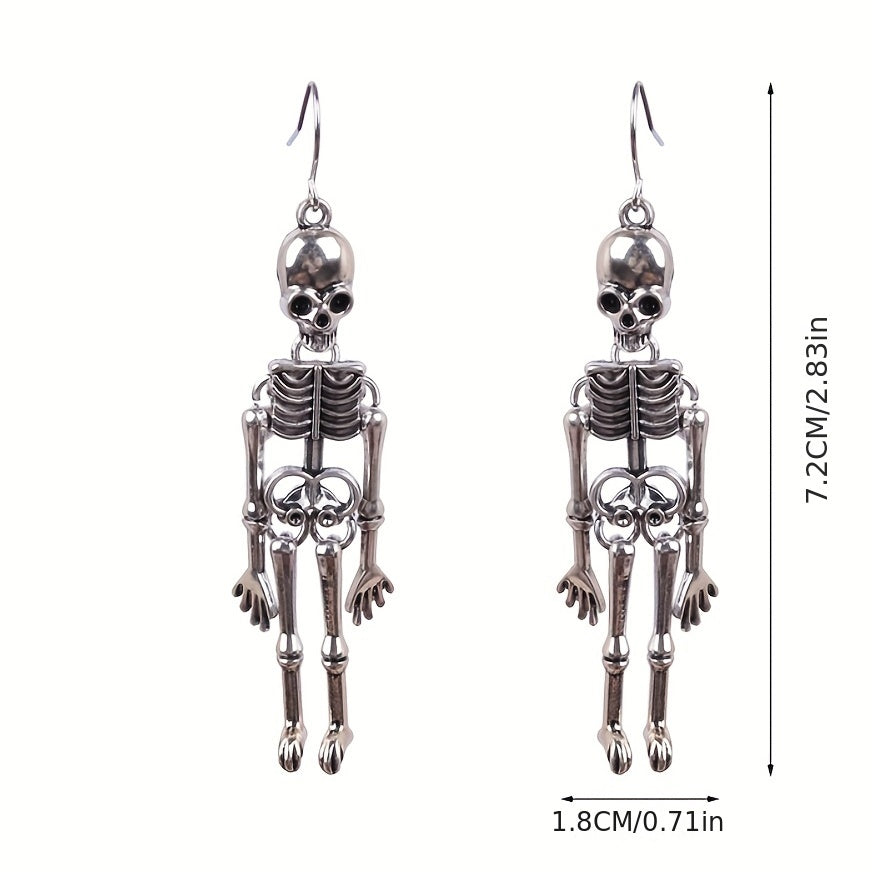 Metal Skull Charm Halloween Jewelry Gift