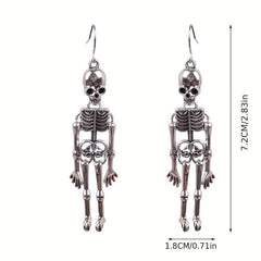 Metal Skull Charm Halloween Jewelry Gift