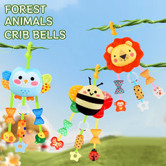 Cartoon Wind Chime Hanging Ornament for Bed or Car, Portable Clip
