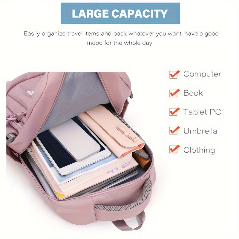 Large Capacity Laptop Backpack for College Students Water Resistant