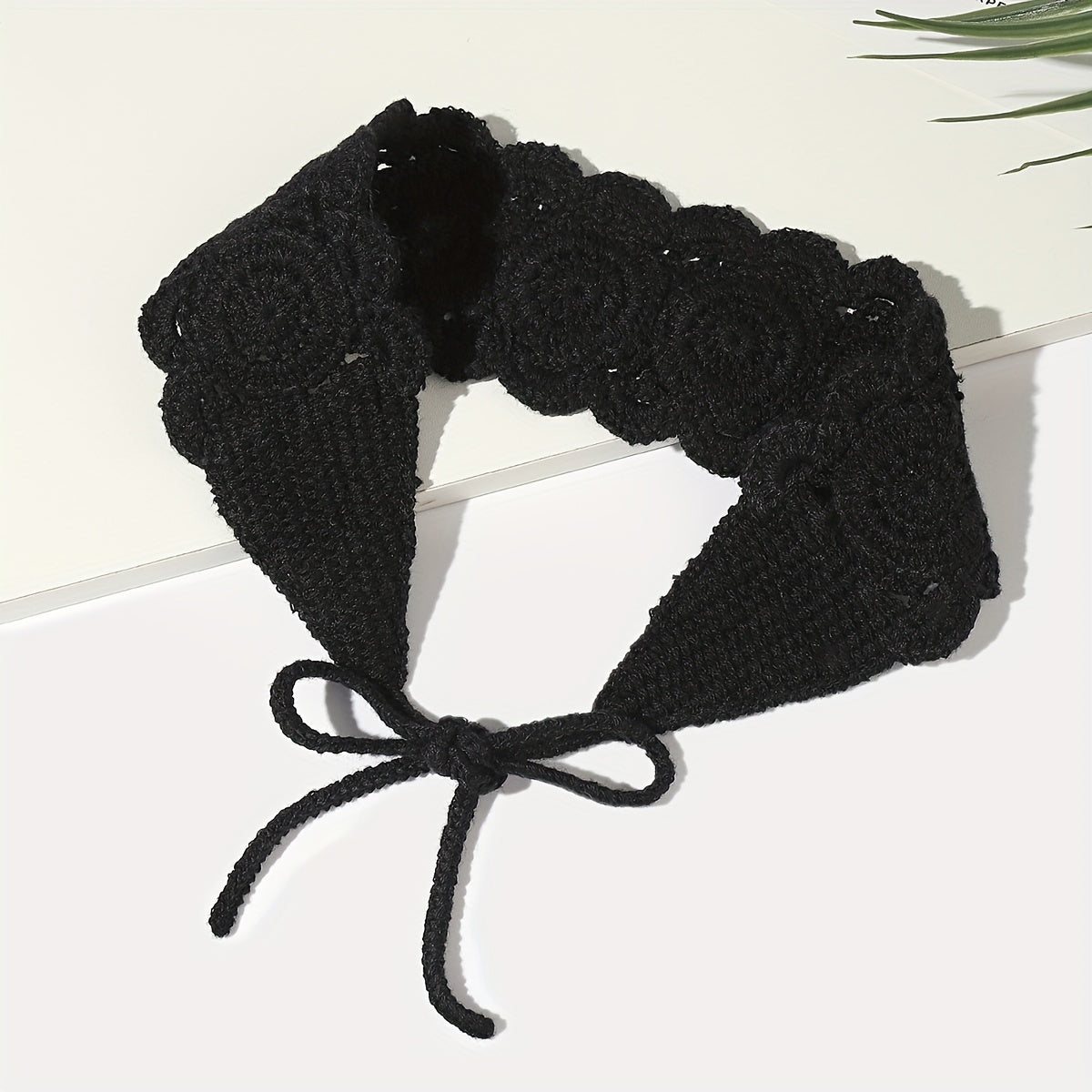 Boho Crochet Headband Adjustable Hair Band Knitted Headdress For Girls Women