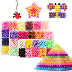 Water Sticky Beads DIY Kit 4 5mm with Storage Box and Tools
