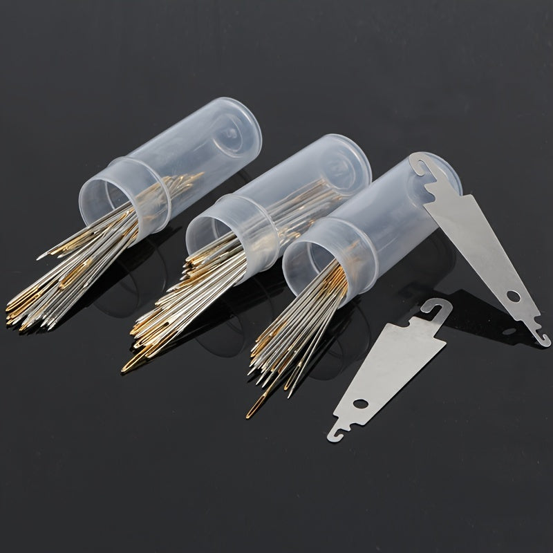 50pcs Cross Stitch Special Needle Hand Embroidery DIY Needle With Storage