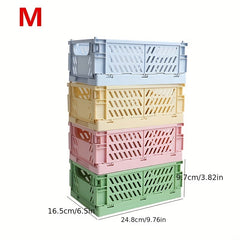 Large Capacity Desktop Storage Box Plastic Organizer Stackable Storage Basket