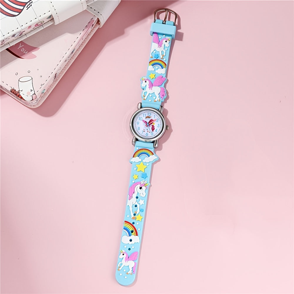 Kids Silicone Unicorn Quartz Watch