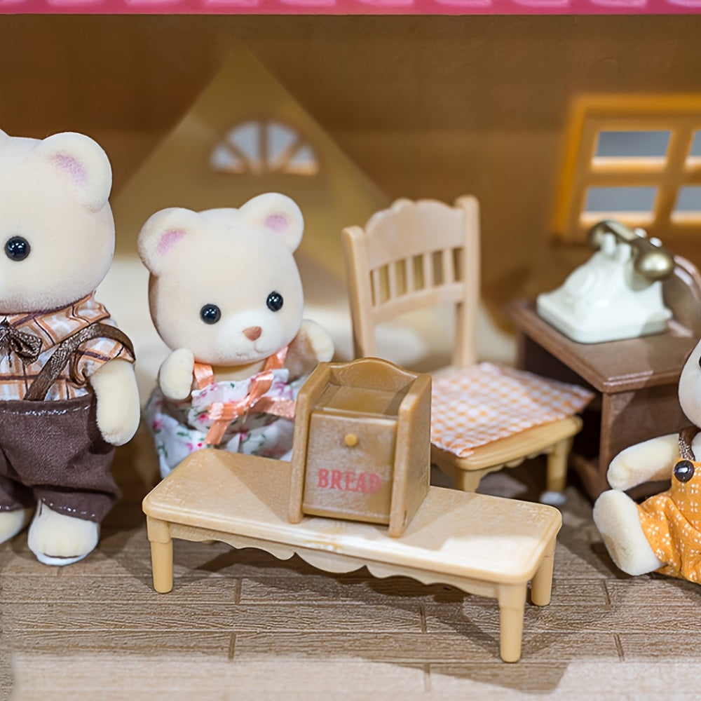 100pcs Mini Dollhouse Flooring Boards 1:12 Scale Bamboo Pattern
