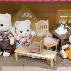 100pcs Mini Dollhouse Flooring Boards 1:12 Scale Bamboo Pattern