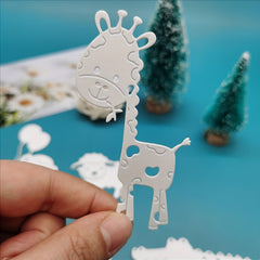 Cartoon Animal Metal Cutting Dies for Greeting Card DIY Scrapbooking