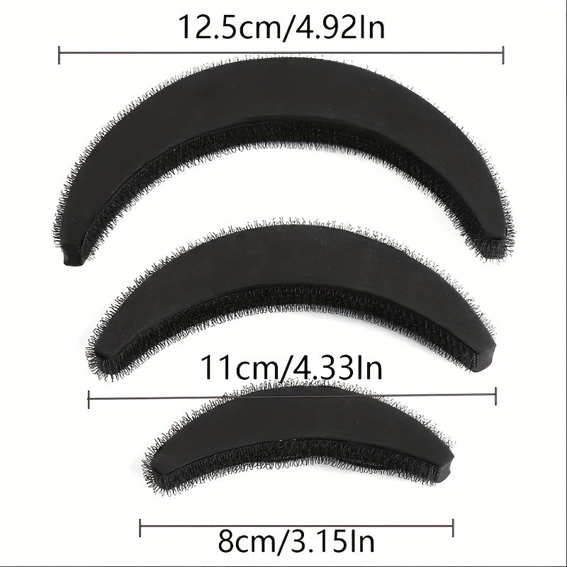 3pcs Invisible Sponge Hair Cashion Hair Styling Tool For Hair Style