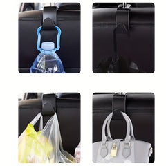 2pcs Car Seat Back Hook Interior Functional Rear Seat Hook Car Accessories