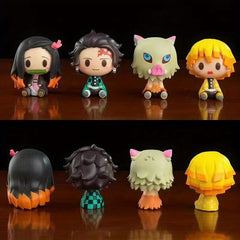 Anime Figure Set for Car Decoration Collection Model Doll Toy