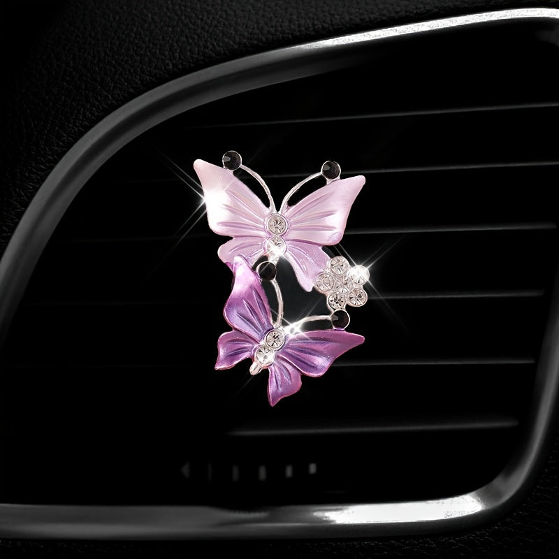 Car Air Freshener Butterfly Clip Natural Aromatherapy