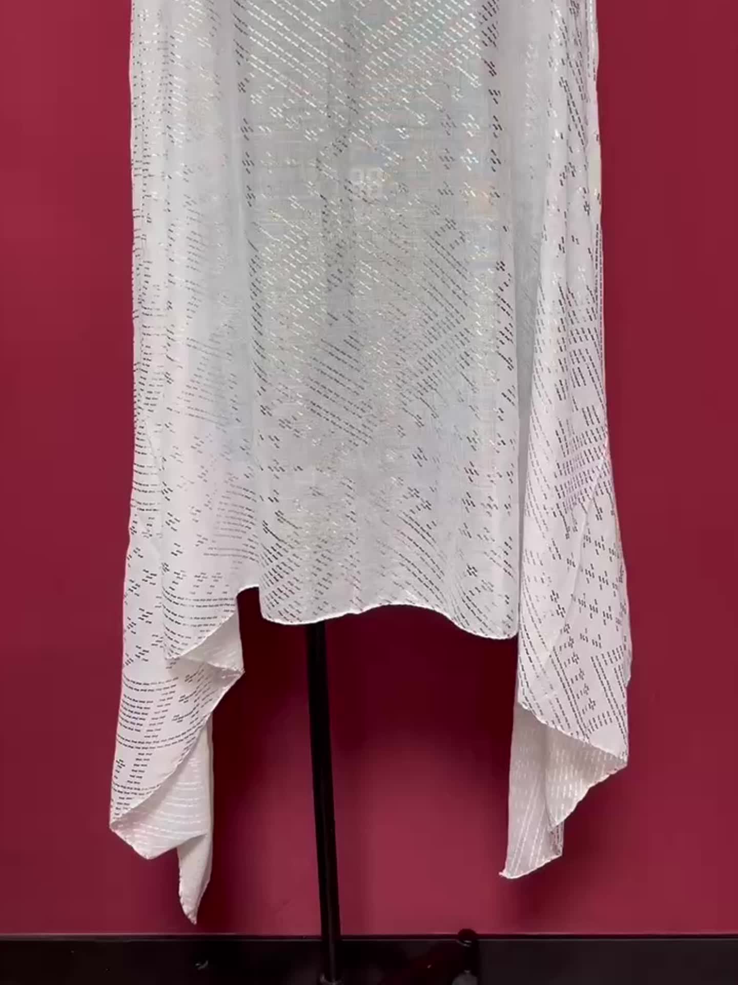 Hot Stamping Beige Large Scarf Cotton Shawl Women Hijab
