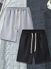Men's Casual Shorts Elastic Waist Workout Short Pants