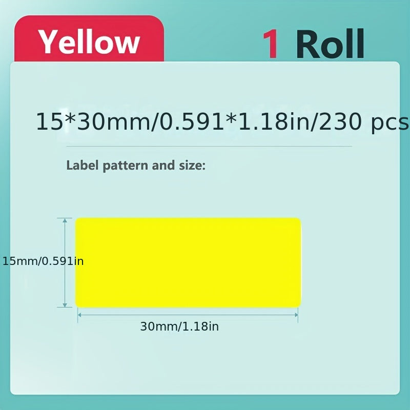 Anti Tear Resistant Label Sticker D30 for L11 Printer