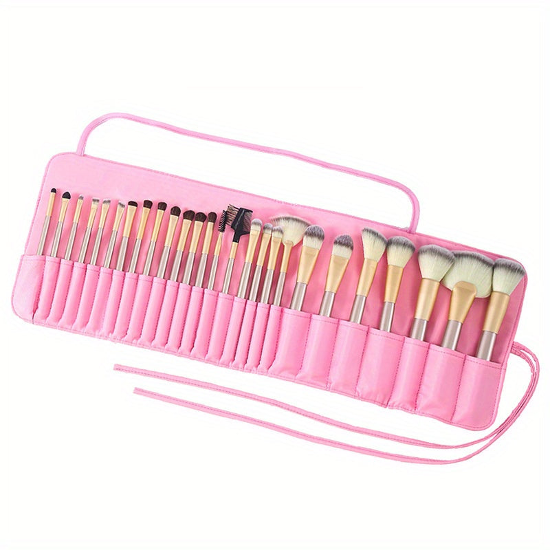 Roll Up Cosmetic Organizer Travel Portable Makeup Brush Organizer Bag Holder