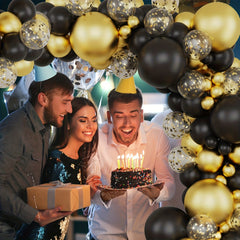 106pcs Golden Balloons Kit for Party Birthday Graduation Anniversary