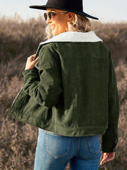 Women's Casual Short Jacket Solid Outerwear