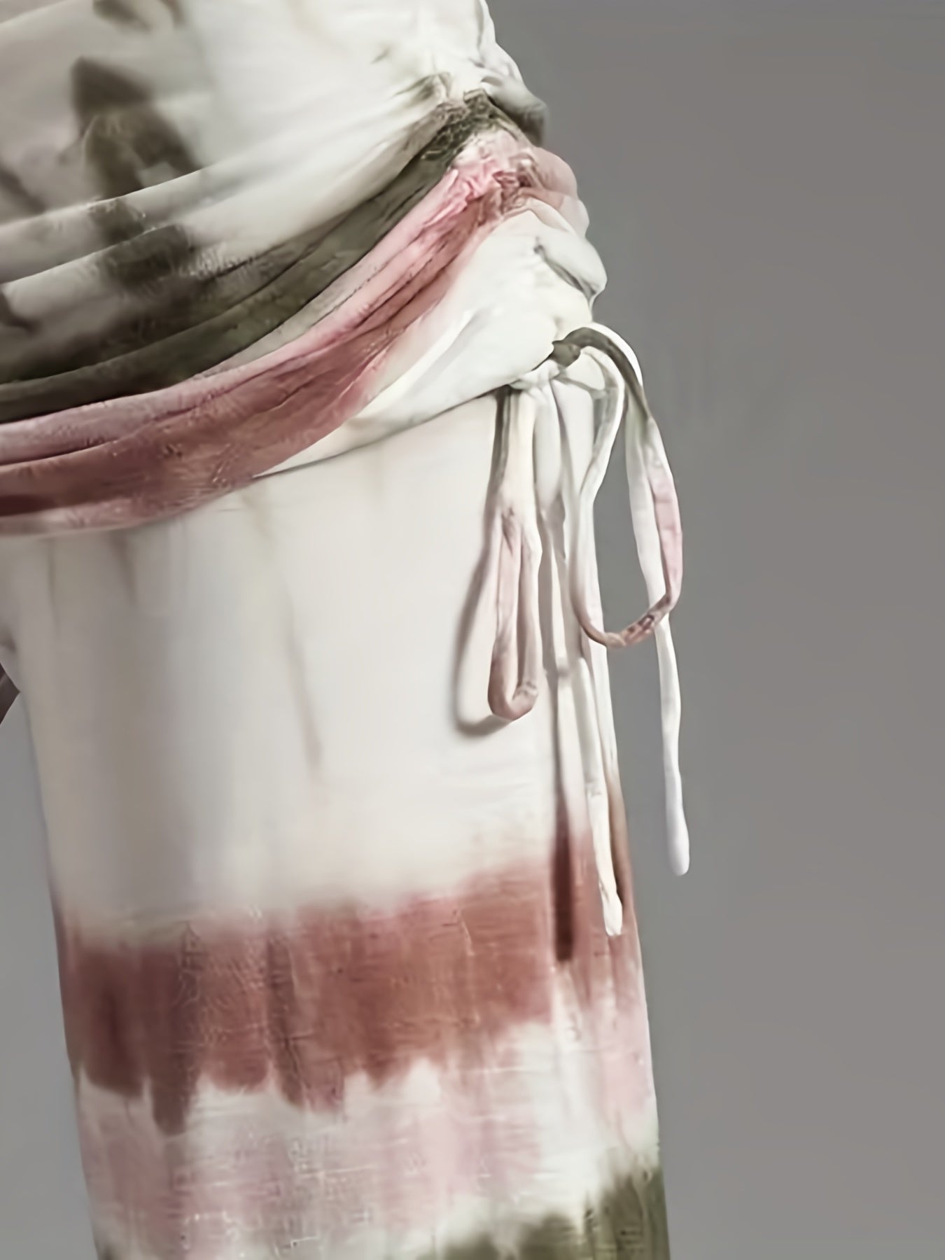  Tie Dye Drawstring Wide Leg Sports Pants
