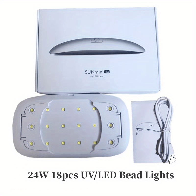 Large Foldable UV LED Resin Light 23/18 Beads Fast Curing Lamp