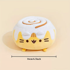 Fluffy Cat Plush Toy Donut Cuddly Texture Gift
