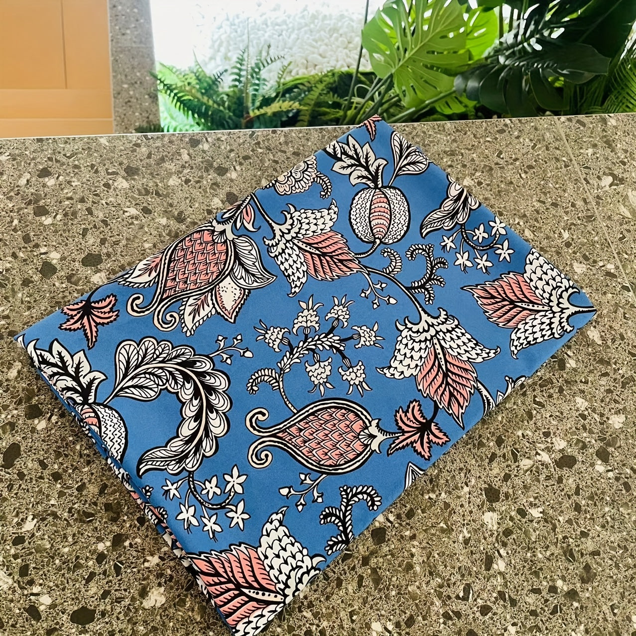 1 Yard Flower Pattern Artificial Cloth DIY Fabric