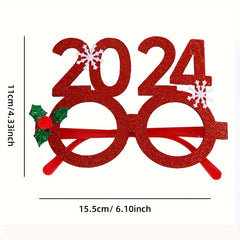 12pcs Christmas Glasses Party Supplies