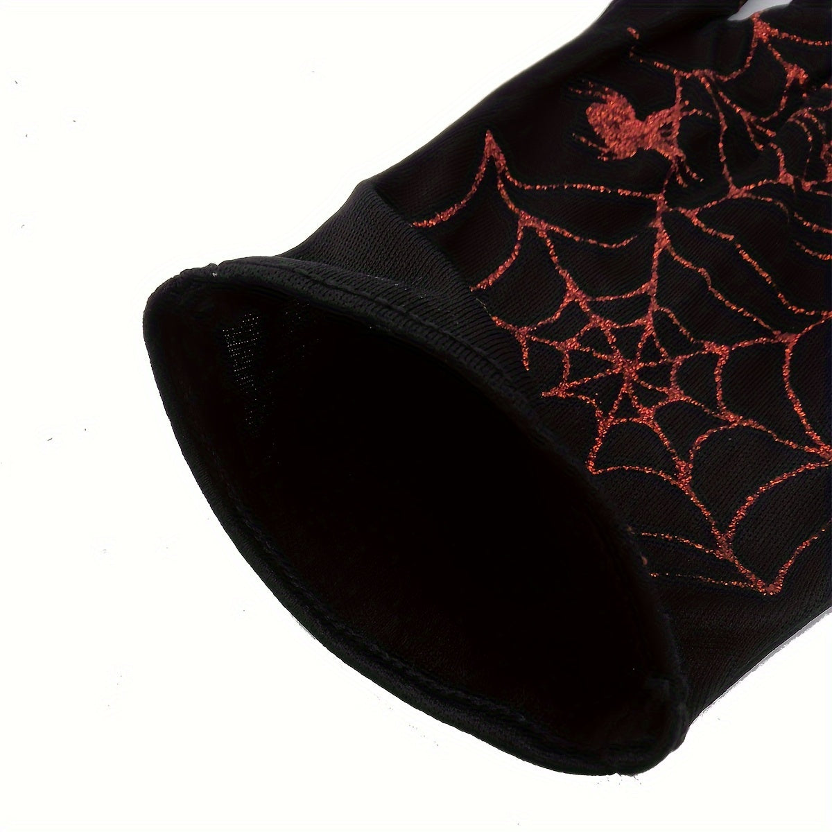 EXCEED Halloween Spider Web Patterned Gloves Unisex Full Finger Party Style Glov