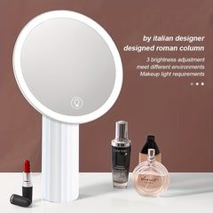 Rechargeable Makeup Mirror with 46 LED Lights & 3 Lighting Modes