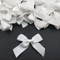 100pcs Gift Wrapping Bows Polyester Bowknots Clothing Accs