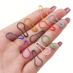 100pcs Knitting Crochet Locking Stitch Marker Safety Pins Sewing Crafts Clip