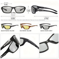 CoolPandas Outdoor Sport Cycling Driving Fishing Photochromic Sunglasses Men