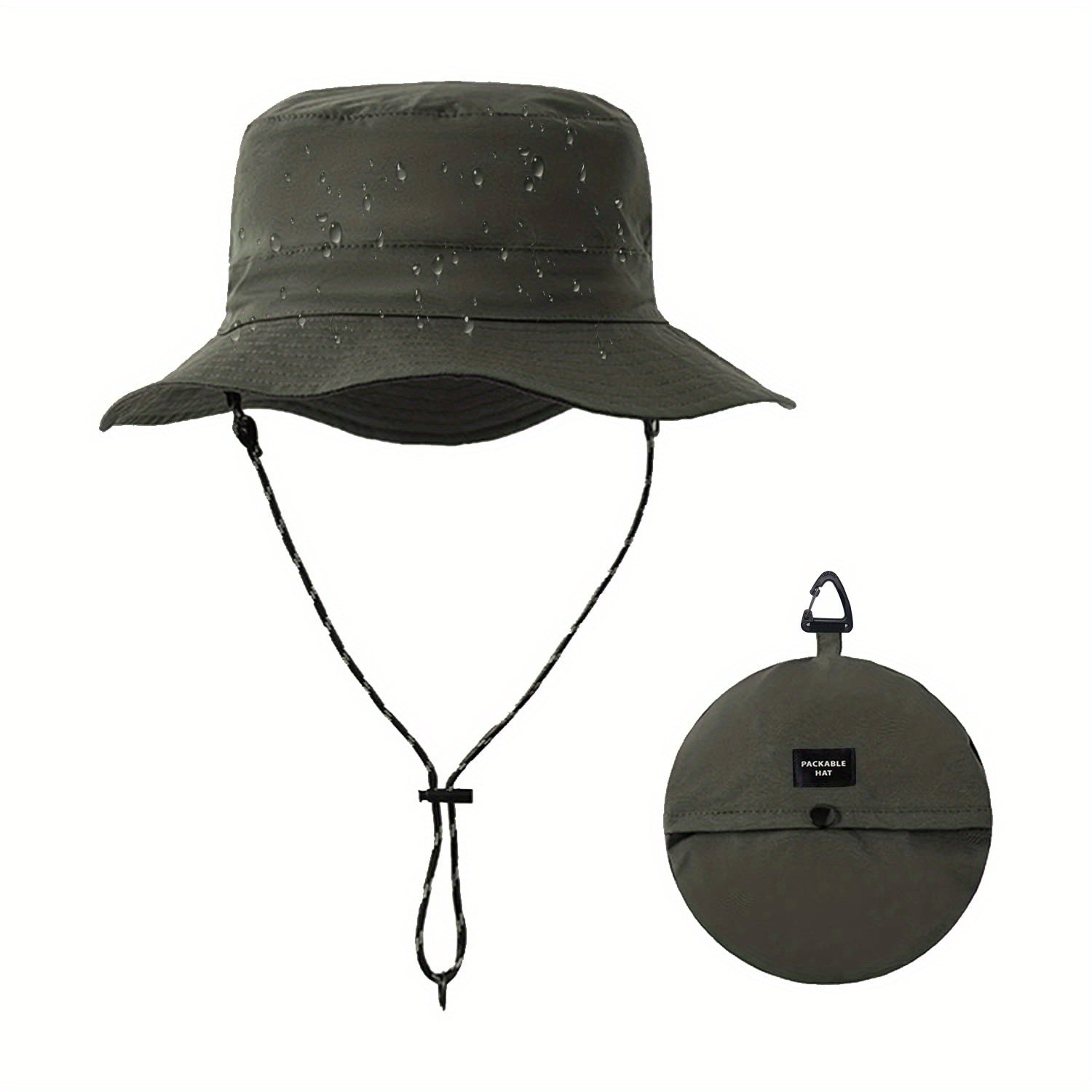 Breathable Waterproof Bucket Hat for Outdoor Sun Protection