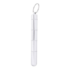 Aluminum Alloy Pill Box Keychain Holder Outdoor Travel Small Organizer