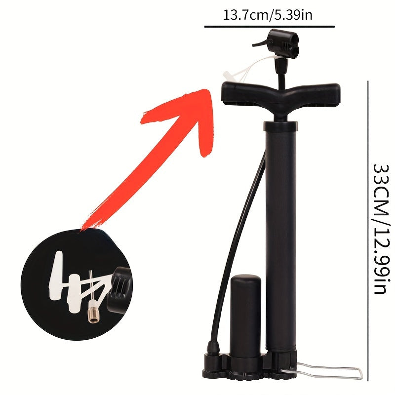 Portable Inflatable Ground Pump 140Psi Mini Bike Air Pump