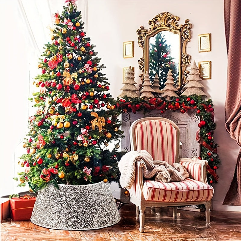 Christmas Tree Collar Skirt Ring Surround Ornaments Decor