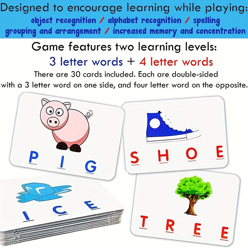 Spelling Cards Learning Word Cards for Fun English Learning