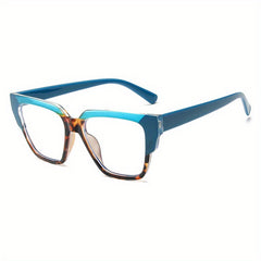 Tortoiseshell Clear Lens Glasses Block Spectacles Frame for Women Men