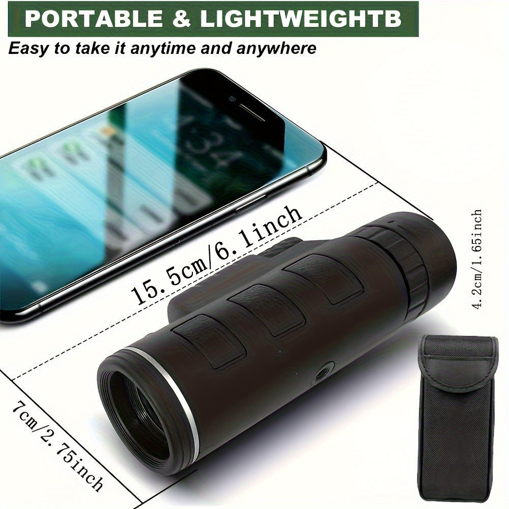 Portable HD Monocular Telescope 10X Magnification Outdoor Travel Camping