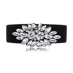 Rhinestone Elastic Band Vintage Waist Belt