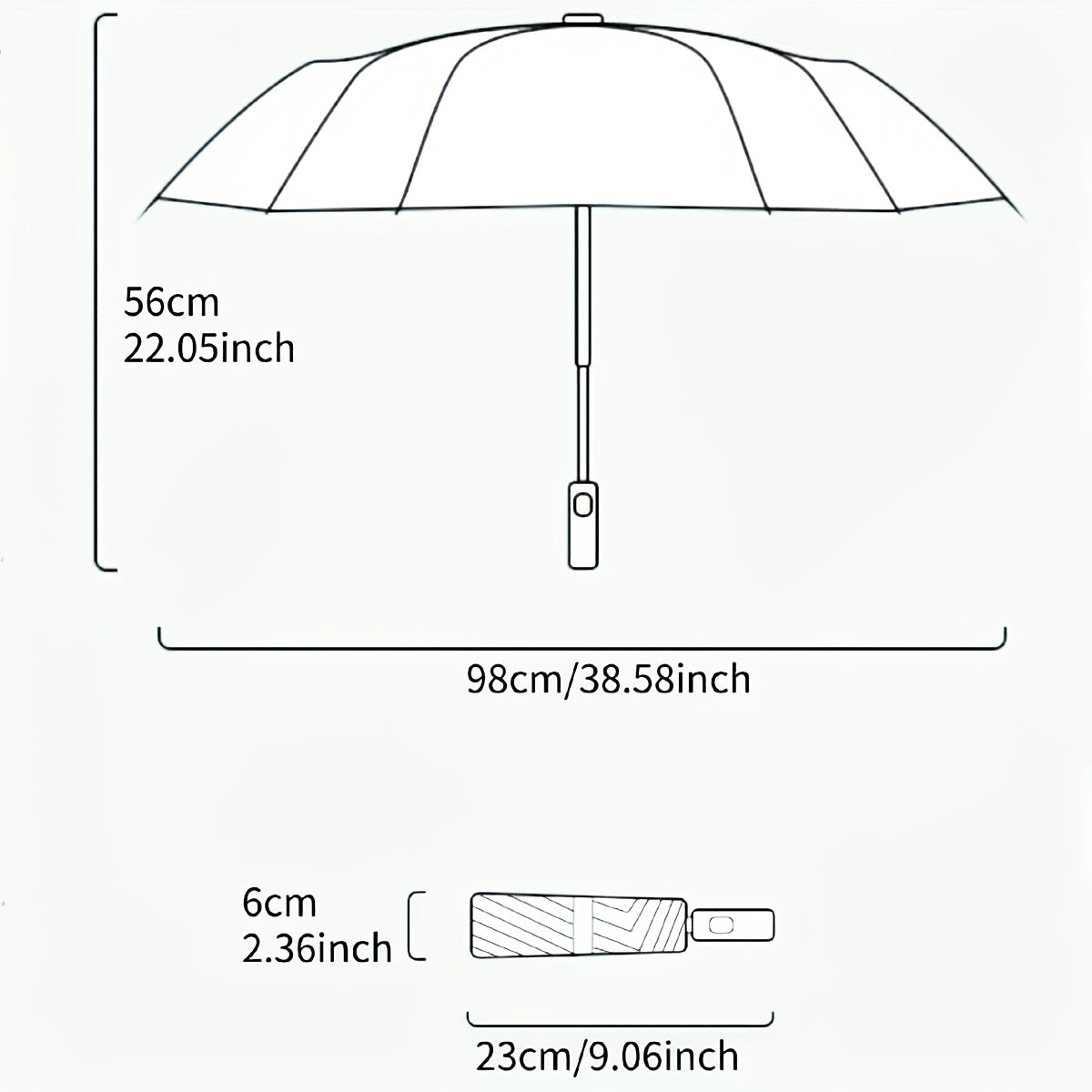 Leopard Grain Print Umbrella Folding Waterproof Windproof Umbrella