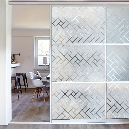Privacy Film Static Cling Frosted Glass No Glue Sun Blocking