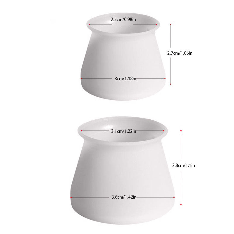 4pcs Chair Leg Protectors: Prevent Furniture Scratches, Easy Install