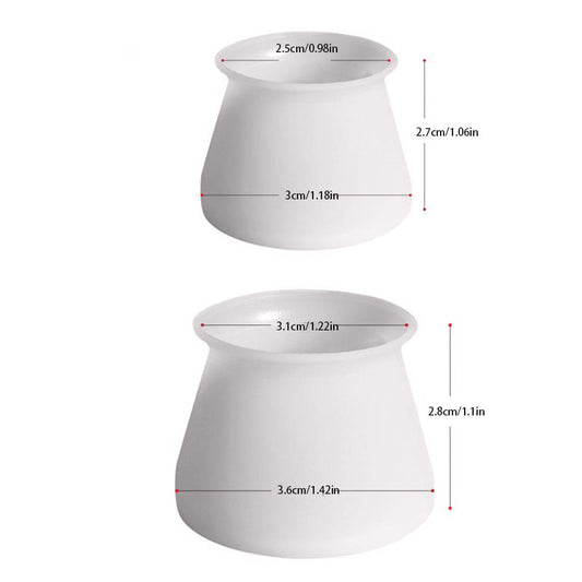 4pcs Chair Leg Protectors: Prevent Furniture Scratches, Easy Install