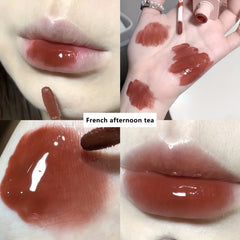Bright Water Gloss Lip Glaze Non Stick Cup Glass Lip Plumping Lip Rendering