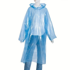 Waterproof Disposable Raincoat for Outdoor Hiking Camping